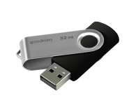 PenDrive GOODRAM 32GB UTS2 odczyt 20MB/s USB 2.0 czarny